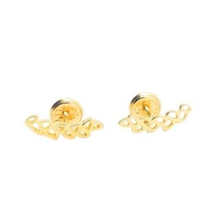 18K leaves earrings